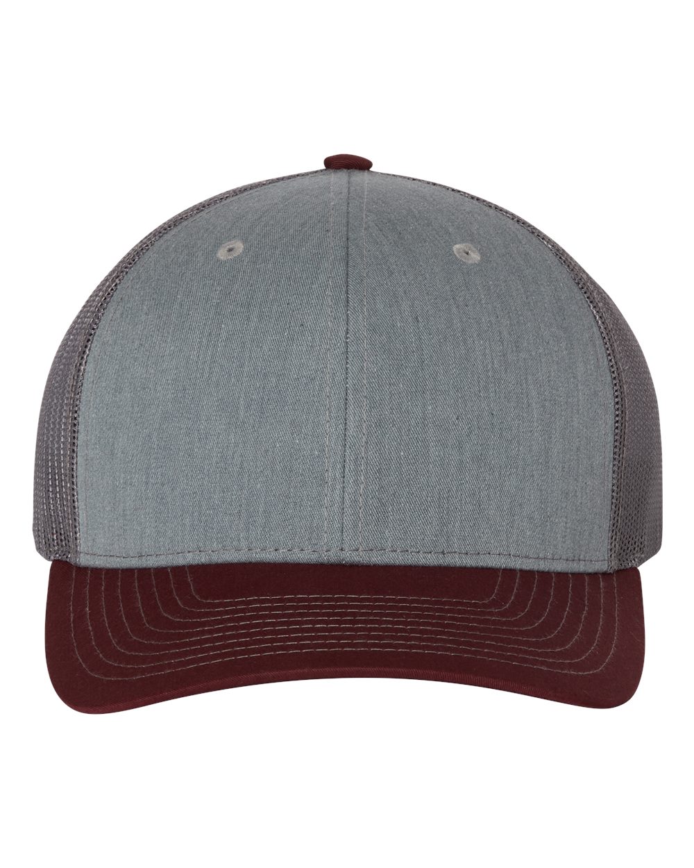 click to view Heather Grey/Charcoal/ Maroon